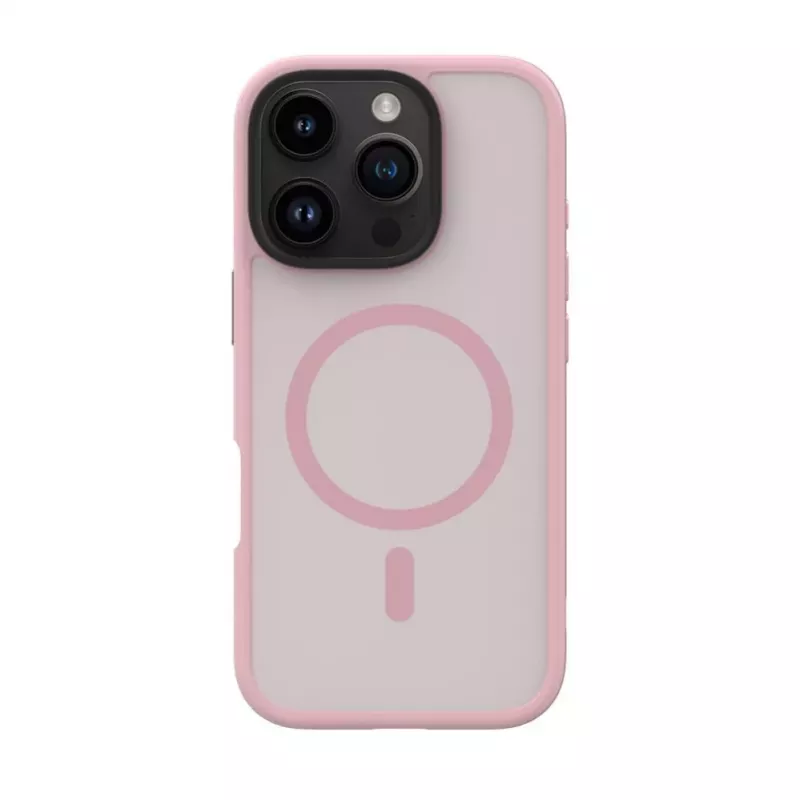 Evelatus Apple iPhone 16 Pro Max Hybrid Case com MagSafe PC+TPU Rosa