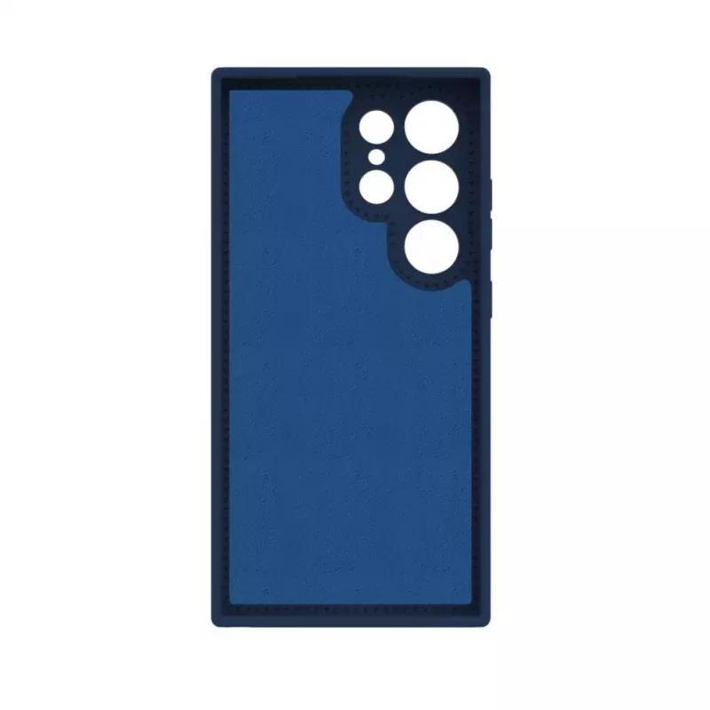 Evelatus Samsung S24 Ultra Premium MagSafe com suporte Soft Touch Capa de silicone Azul-escuro