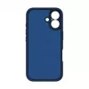 Evelatus Apple iPhone 16 Premium MagSafe com suporte Soft Touch Capa de silicone Azul-escuro