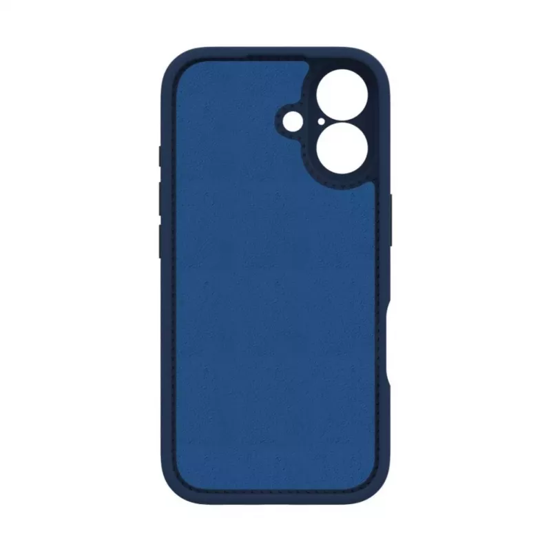 Evelatus Apple iPhone 16 Premium MagSafe com suporte Soft Touch Capa de silicone Azul-escuro