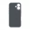 Evelatus Apple iPhone 16 capa de silicone Soft Touch Premium MagSafe com suporte prateado