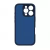 Evelatus Apple iPhone 16 Pro Premium MagSafe com suporte Soft Touch Capa de silicone Azul-escuro