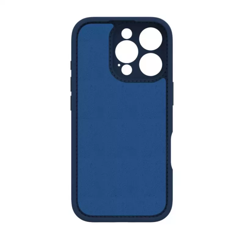 Evelatus Apple iPhone 16 Pro Premium MagSafe com suporte Soft Touch Capa de silicone Azul-escuro