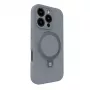 Evelatus Apple iPhone 16 Pro Premium MagSafe com suporte Soft Touch Capa de silicone Prateado