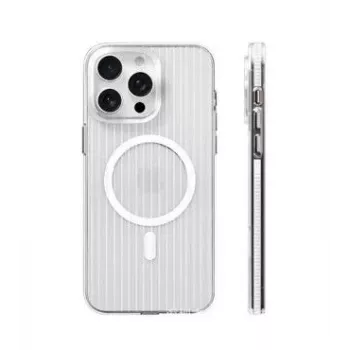 Evelatus Apple iPhone 16 Pro Suitcase capa MagSafe transparente branco