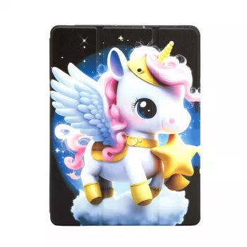iLike Galaxy Tab A9 Plus 11 capa para tablet design SM-X210/SM-X215/SM-X216 Unicorn Violet