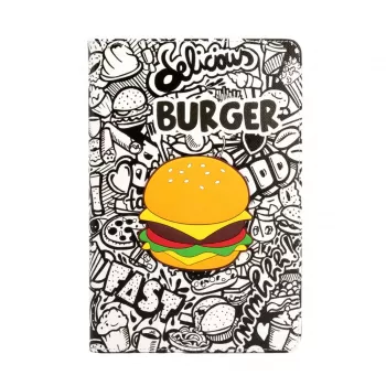 iLike Samsung Galaxy Tab A8 10.5 (2021) capa para tablet design SM-X200/SM-X205 Burger