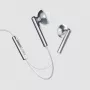 Evelatus Crystal Clear Audio auscultadores com USB-C e microfone CCA-TC-WH branco