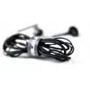 Evelatus Crystal Clear Audio auscultadores com jack de 3,5 mm e microfone CCA-3.5BL preto
