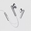 Evelatus Crystal Clear Audio auscultadores com jack de 3,5 mm e microfone CCA-3.5WH