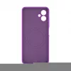 Evelatus Samsung Galaxy A06 5G capa de silicone premium magnética Soft Touch Grape