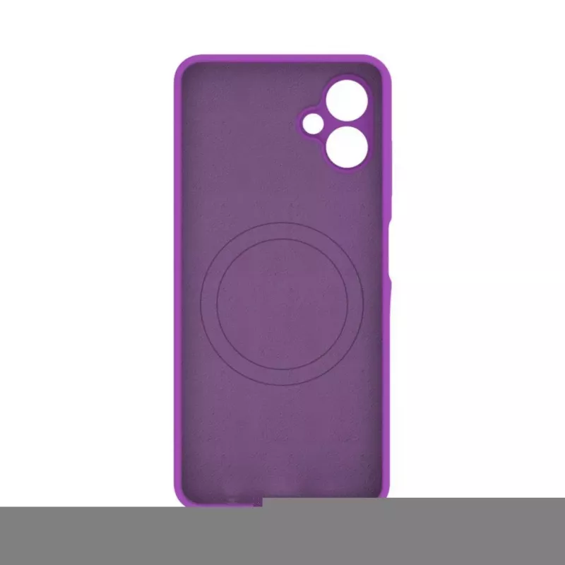 Evelatus Samsung Galaxy A06 5G capa de silicone premium magnética Soft Touch Grape