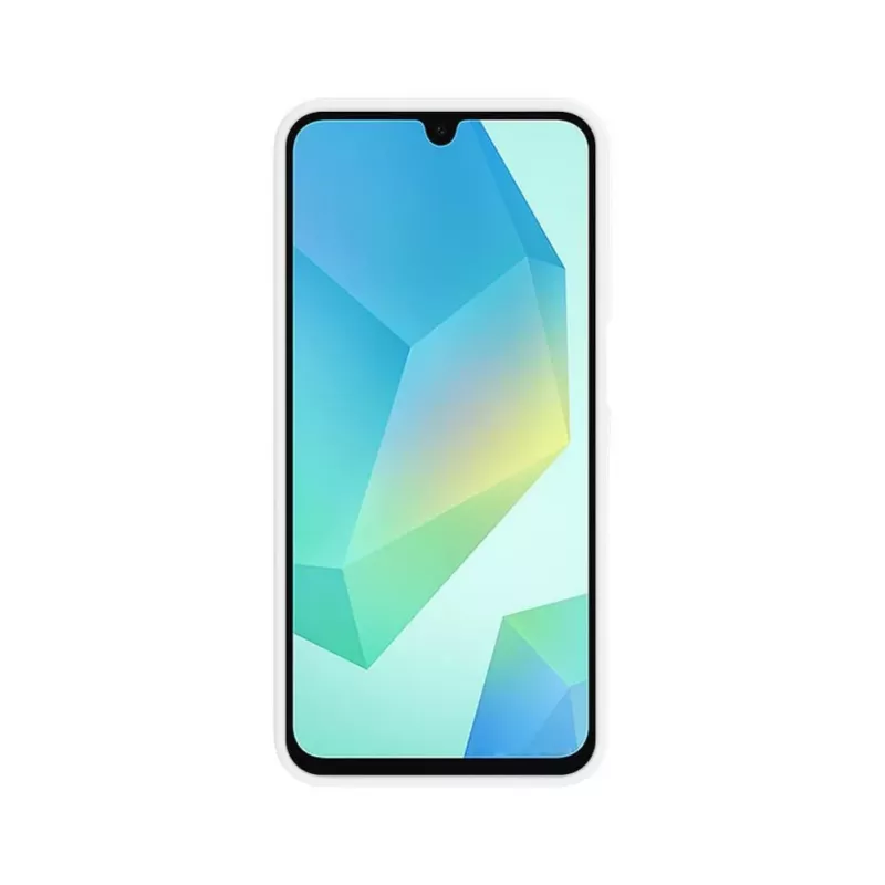Evelatus Samsung Galaxy A16 5G capa de silicone premium magnética Soft Touch branco