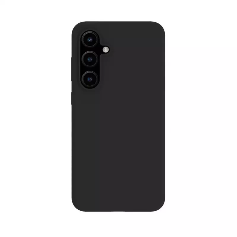 Evelatus Samsung Galaxy S24 FE capa de silicone premium magnética Soft Touch preto