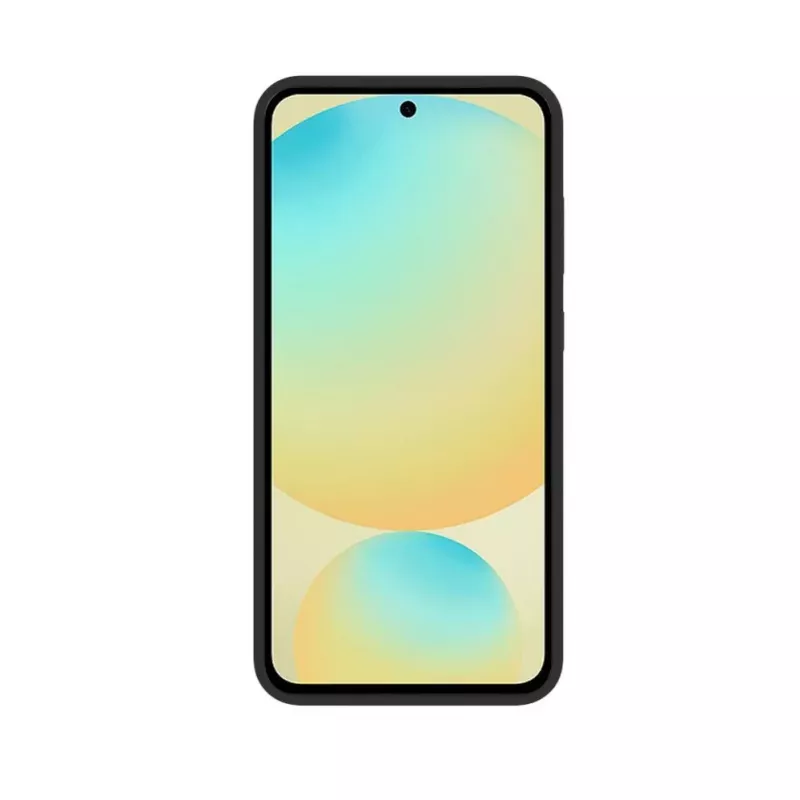 Evelatus Samsung Galaxy S24 FE capa de silicone premium magnética Soft Touch preto