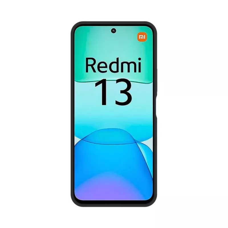 Evelatus Xiaomi Redmi 13 4G capa de silicone premium magnética Soft Touch preto
