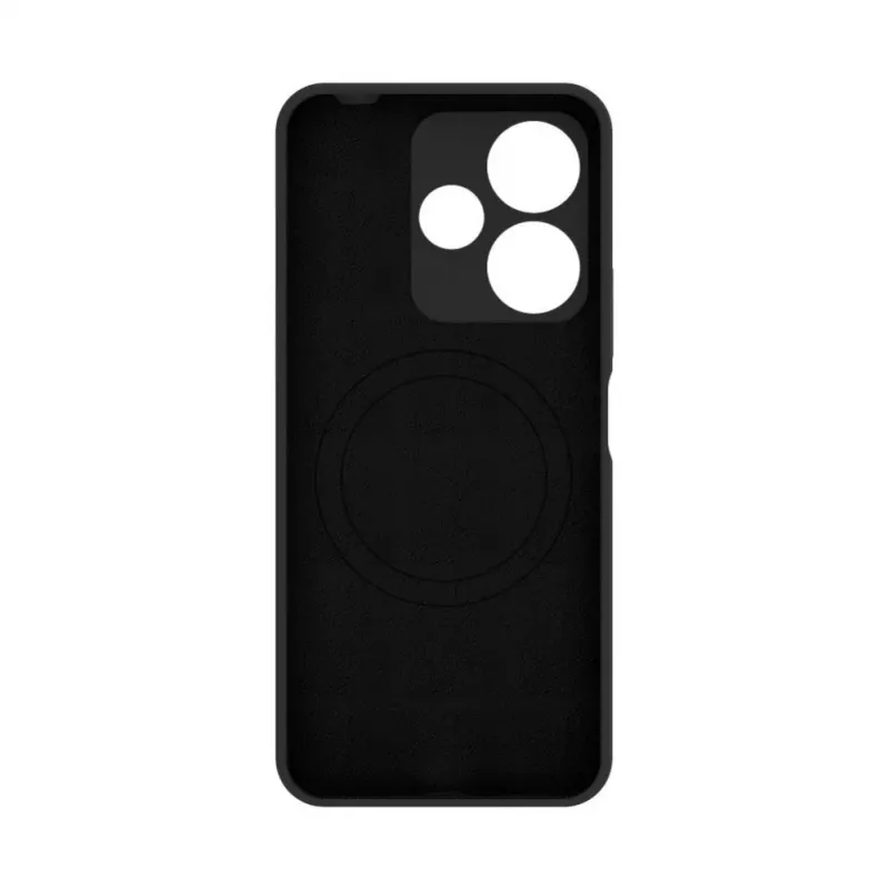 Evelatus Xiaomi Redmi 13 4G capa de silicone premium magnética Soft Touch preto