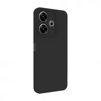 Evelatus Xiaomi Redmi 13 4G capa de silicone premium magnética Soft Touch preto