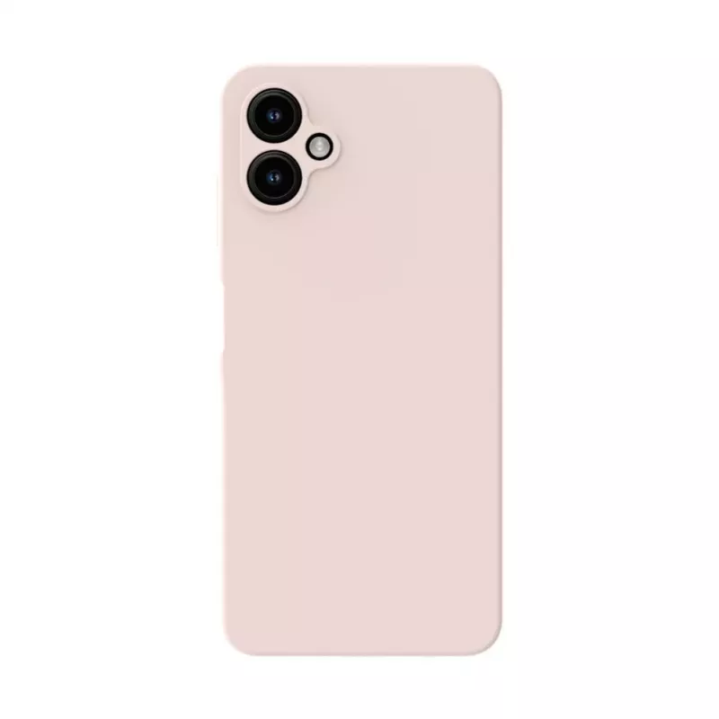 Evelatus Samsung Galaxy A06 5G capa de silicone premium magnética Soft Touch Pink Sand