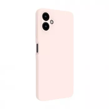 Evelatus Samsung Galaxy A06 5G capa de silicone premium magnética Soft Touch Pink Sand