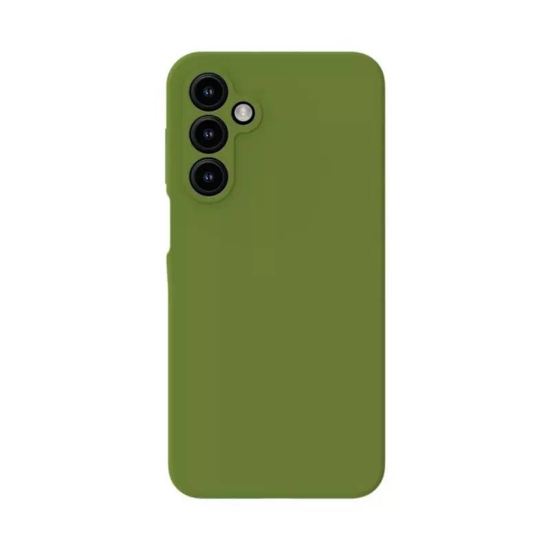 Evelatus Samsung Galaxy A16 5G capa de silicone premium magnética Soft Touch Army Green