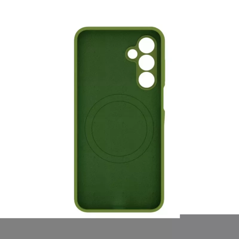 Evelatus Samsung Galaxy A16 5G capa de silicone premium magnética Soft Touch Army Green