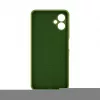 Evelatus Samsung Galaxy A06 5G capa de silicone premium magnética Soft Touch Army Green