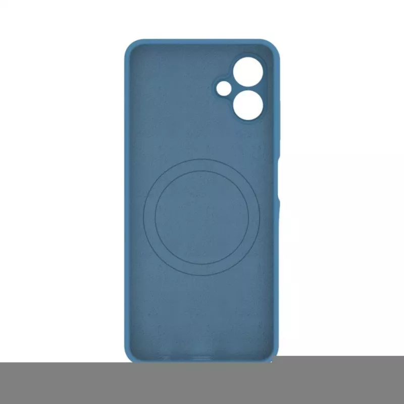 Evelatus Samsung Galaxy A06 5G capa de silicone premium magnética Soft Touch Navy Blue