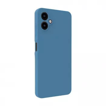 Evelatus Samsung Galaxy A06 5G capa de silicone premium magnética Soft Touch Navy Blue