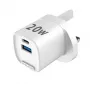 Evelatus QuickVolt Carregador 20W UK/HK Branco