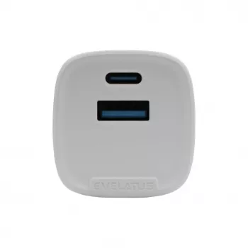Evelatus QuickVolt Carregador 20W USA/CN Branco