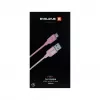 Evelatus Cabo USB-A para USB-C 2M Nylon Entrançado Caixa de Alumínio Rosa