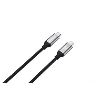 Evelatus Flex Cable Pro USB 2.0 Type-C para Type-C 1,2M 240W 5A preto