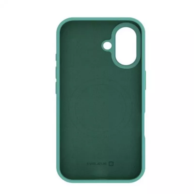 Evelatus Apple iPhone 16 Capa de Silicone Premium MagSafe Soft Touch Teal