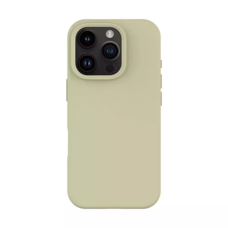 Evelatus Apple iPhone 16 Pro Capa de Silicone Premium MagSafe Soft Touch Natural Titanium