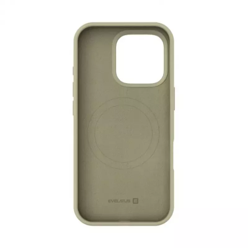 Evelatus Apple iPhone 16 Pro Max Capa de Silicone Premium MagSafe Soft Touch Natural Titanium