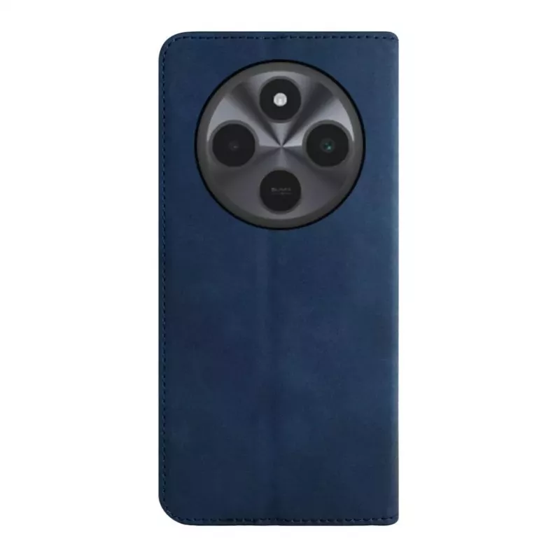 Evelatus Capa tipo livro para Xiaomi Redmi 14C 4G/14C 5G/Redmi A4/POCO C75 - Azul-escuro