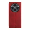 Evelatus Capa tipo livro em pele PU para Xiaomi Redmi 14C 4G/ 14C 5G / Redmi A4 / POCO C75 vermelha