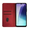 Evelatus Capa tipo livro em pele PU para Xiaomi Redmi 14C 4G/ 14C 5G / Redmi A4 / POCO C75 vermelha