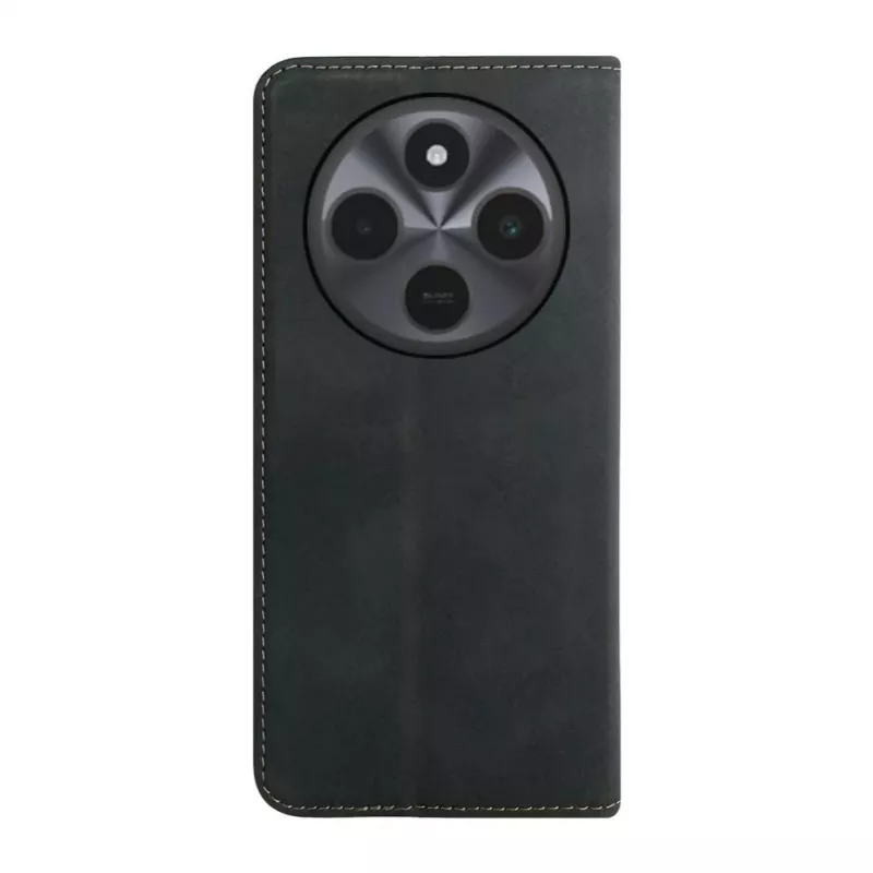 Evelatus Capa tipo livro para Xiaomi Redmi 14C 4G/ 14C 5G / Redmi A4 / POCO C75 preta