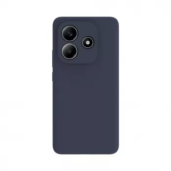 Evelatus Capa em silicone Premium Magnetic Soft Touch para Xiaomi Redmi Note 14 azul-escuro