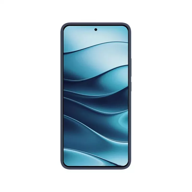 Evelatus Capa em silicone Premium Magnetic Soft Touch para Xiaomi Redmi Note 14 azul-escuro