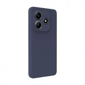 Evelatus Capa em silicone Premium Magnetic Soft Touch para Xiaomi Redmi Note 14 azul-escuro