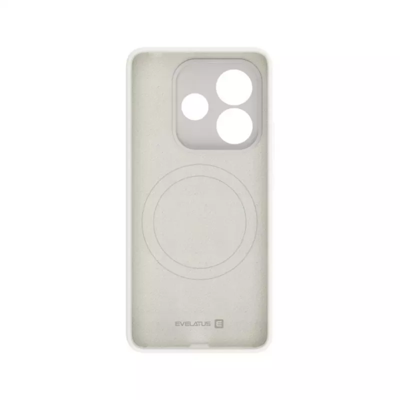 Evelatus Capa em silicone Premium Magnetic Soft Touch para Xiaomi Redmi Note 14 pedra