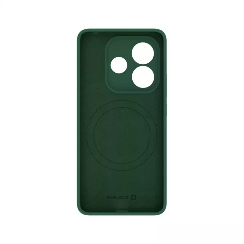 Evelatus Capa em silicone Premium Magnetic Soft Touch para Xiaomi Redmi Note 14 verde