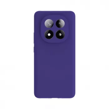 Evelatus Capa em silicone Premium Magnetic Soft Touch para Xiaomi Redmi Note 14 Pro 4G / Poco X7 roxa