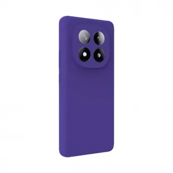 Evelatus Capa em silicone Premium Magnetic Soft Touch para Xiaomi Redmi Note 14 Pro 4G / Poco X7 roxa