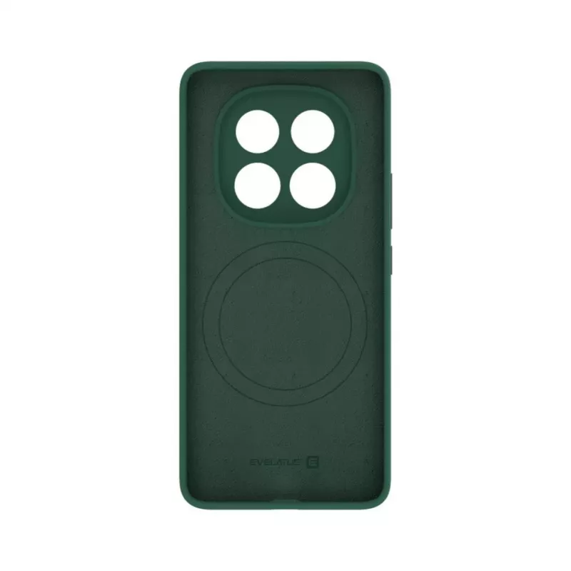Evelatus Capa em silicone Premium Magnetic Soft Touch para Xiaomi Redmi Note 14 Pro 4G / Poco X7 verde