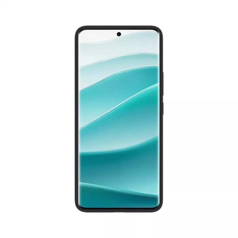 Evelatus Capa em silicone Premium Magnetic Soft Touch para Xiaomi Redmi Note 14 Pro 4G / Poco X7 preta
