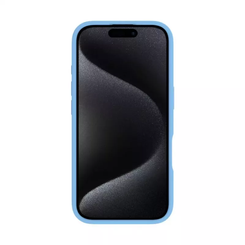 Evelatus Capa em silicone Soft Touch Premium MagSafe com suporte para Apple iPhone 16 azul